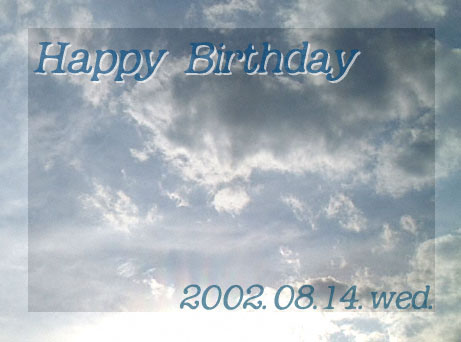 HAPPY BIRTHDAY